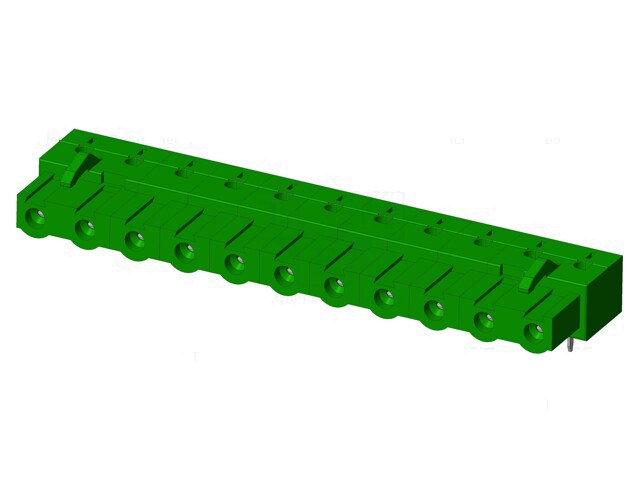 Connector: ontkoppelbare terminal strip; contact; vrouwelijk Connector: ontkoppelbare terminal strip; contact; vrouwelijk